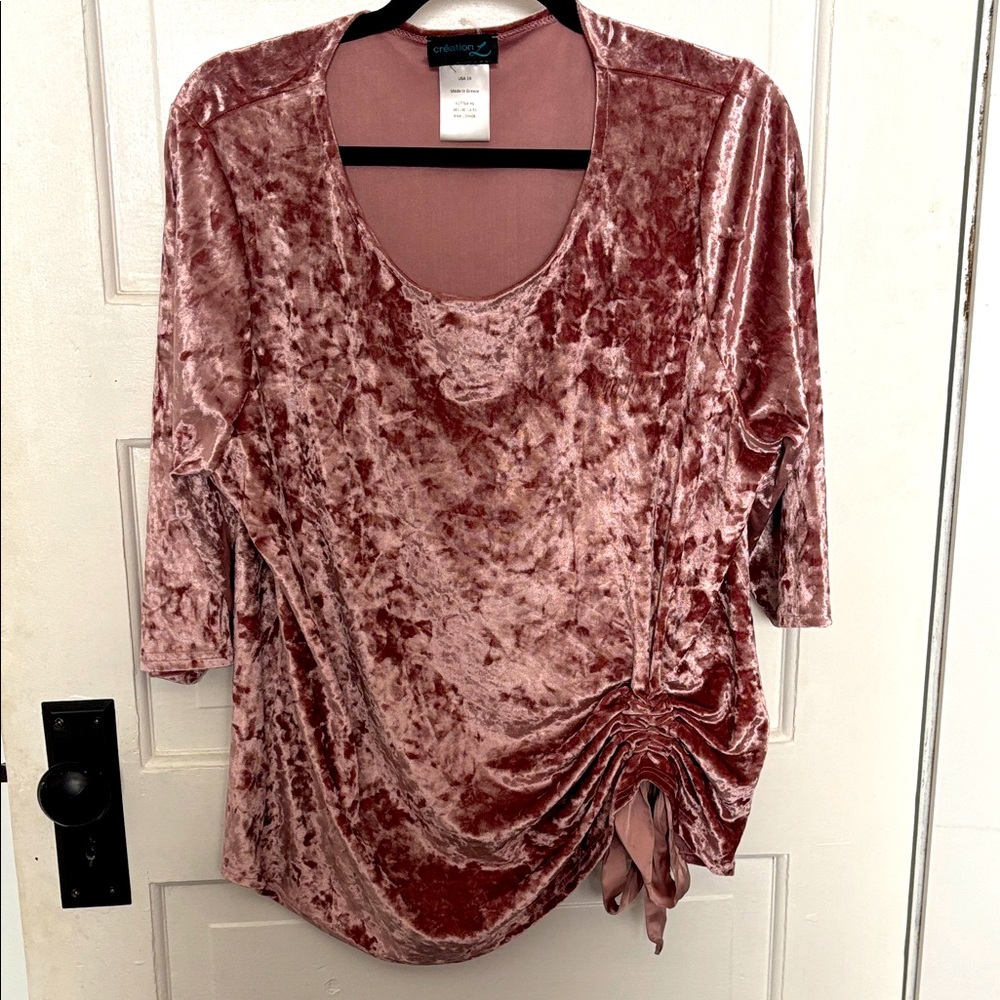 Creations Velvet Rose Blouse
